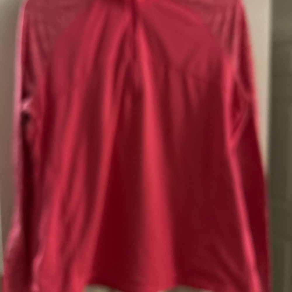 Danskin Fuchsia Long Work Out Jacket with thumb holes